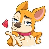 Chihuahua Chica WhatsApp Sticker #2