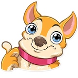 Chihuahua Chica WhatsApp Sticker #4