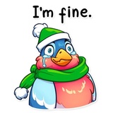 Chris the Bullfinch WhatsApp Sticker #11