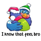 Chris the Bullfinch WhatsApp Sticker #19