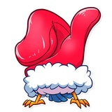 Chris the Bullfinch WhatsApp Sticker #2