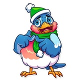 Chris the Bullfinch WhatsApp Sticker #22