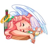 Christmas Angel WhatsApp Sticker #22