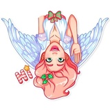 Christmas Angel WhatsApp Sticker #5