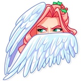 Christmas Angel WhatsApp Sticker #9