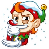 Christmas Elf WhatsApp Sticker #13