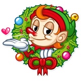 Christmas Elf WhatsApp Sticker #2