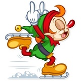 Christmas Elf WhatsApp Sticker #25