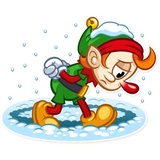 Christmas Elf WhatsApp Sticker #28