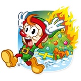 Christmas Elf WhatsApp Sticker #29