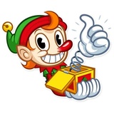 Christmas Elf WhatsApp Sticker #3