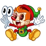 Christmas Elf WhatsApp Sticker #4
