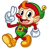 Christmas Elf WhatsApp Sticker #5
