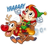 Christmas Elf WhatsApp Sticker #6