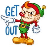 Christmas Elf WhatsApp Sticker #8