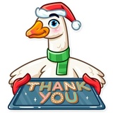 Christmas Goose WhatsApp Sticker #11