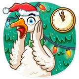 Christmas Goose WhatsApp Sticker #15