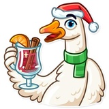 Christmas Goose WhatsApp Sticker #18