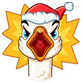 Christmas Goose WhatsApp Sticker #19