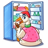 Christmas Goose WhatsApp Sticker #20