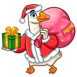 Christmas Goose WhatsApp Sticker #24