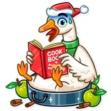 Christmas Goose WhatsApp Sticker #4