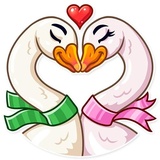 Christmas Goose WhatsApp Sticker #6
