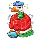 Christmas Goose WhatsApp Sticker #8