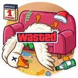 Christmas Goose WhatsApp Sticker #9