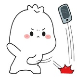 Chubby Cute WhatsApp Sticker #11