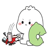 Chubby Cute WhatsApp Sticker #19
