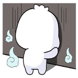 Chubby Cute WhatsApp Sticker #20