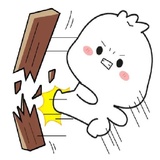 Chubby Cute WhatsApp Sticker #24