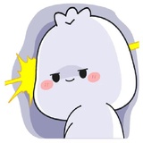 Chubby Cute WhatsApp Sticker #25