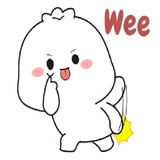 Chubby Cute WhatsApp Sticker #8
