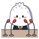 Chubby Cute WhatsApp Sticker #9