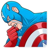 60's Captain America WhatsApp Sticker #10