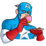 60's Captain America WhatsApp Sticker #6