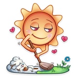 Classy Weather WhatsApp Sticker #2