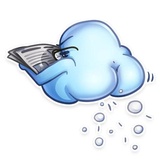 Classy Weather WhatsApp Sticker #7