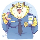 Clawhauser WhatsApp Sticker #15