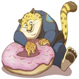 Clawhauser WhatsApp Sticker #7