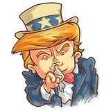 Clinton vs. Trump WhatsApp Sticker #10