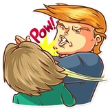 Clinton vs. Trump WhatsApp Sticker #13
