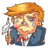 Clinton vs. Trump WhatsApp Sticker #15