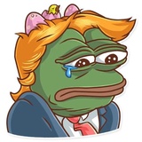 Clinton vs. Trump WhatsApp Sticker #19