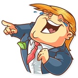 Clinton vs. Trump WhatsApp Sticker #2
