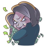 Clinton vs. Trump WhatsApp Sticker #23