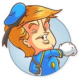 Clinton vs. Trump WhatsApp Sticker #24