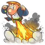 Clinton vs. Trump WhatsApp Sticker #28